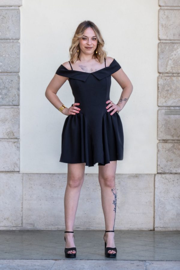 Flora Abito corto nero
