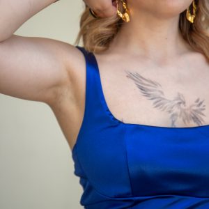 IVY - Vestito corto con rouches - immagine 3