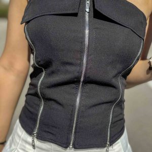 LILY - Top nero - immagine 1