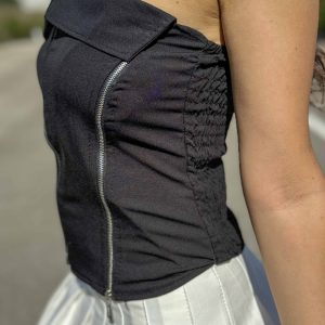 LILY - Top nero - immagine 2