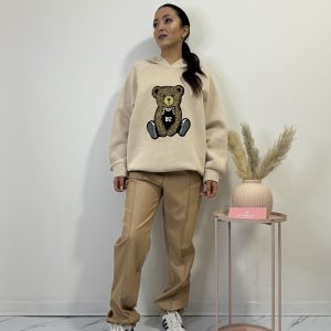 TEDDY - Felpa Beige - immagine 1