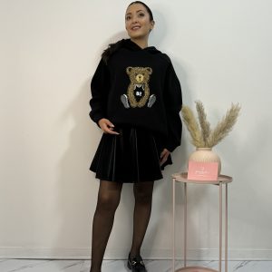 TEDDY - Felpa Nera - immagine 1