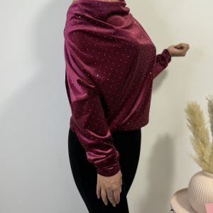 LIDA - Maglia Burgundy - immagine 3