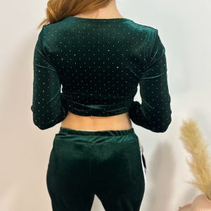MINA - Top Verde - immagine 2