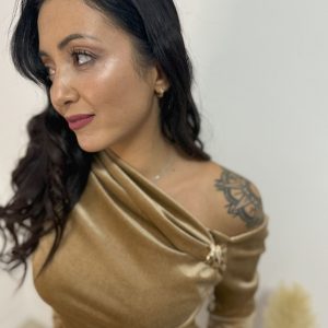 ALBA - Maglia Beige - immagine 1