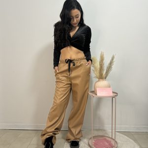 ZORA - Pantalone Cammello - immagine 1