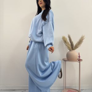 STILE - Pantaloni in tuta ampi celeste - immagine 1