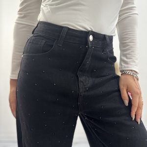 BOY - Baggy Jeans con strass - immagine 3