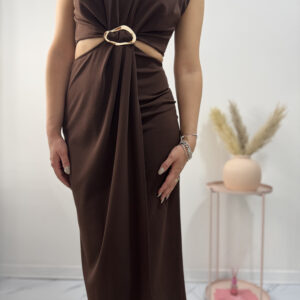 ALORUH - Abito cut out spilla - immagine 3