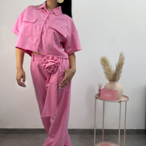 CORALINE - Coordinato camicia pantalone - immagine 2