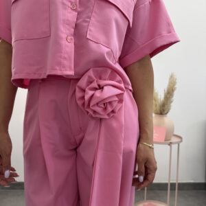 CORALINE - Coordinato camicia pantalone - immagine 4