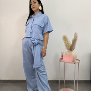 CORALINE - Coordinato camicia pantalone - immagine 1