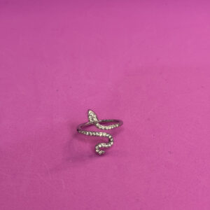 SNAKE - anello strass - immagine 1