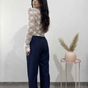 AME - Maglia in pizzo bianca - immagine 1