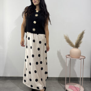 DOLCE - Gonna lunga a pois - immagine 4