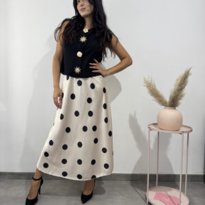 DOLCE - Gonna lunga a pois - immagine 1