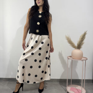 DOLCE - Gonna lunga a pois - immagine 2