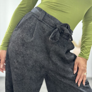 FRENCH - Pantalone damascato nero - immagine 7