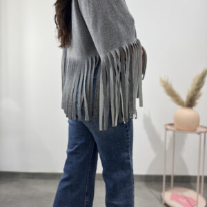 FRINGES - Cappottino con frange - immagine 4