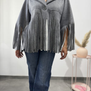 FRINGES - Cappottino con frange - immagine 2