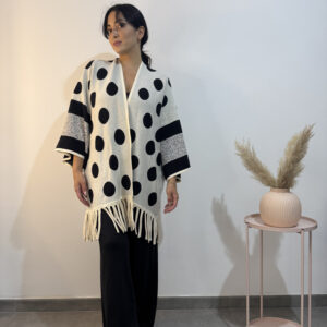 HALO - Cardigan lungo a pois - immagine 1