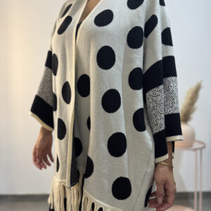 HALO - Cardigan lungo a pois - immagine 2