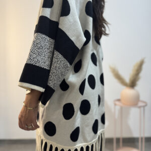 HALO - Cardigan lungo a pois - immagine 3