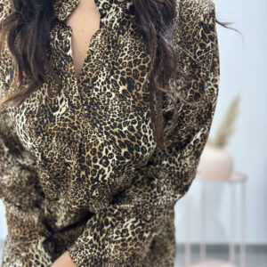 HAZEL - Chemisier leopardato - immagine 1