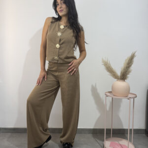 LUMINIS - Completo in maglina cammello - immagine 1