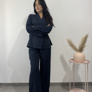 SERENA - Tailleur a portafoglio blu - immagine 3