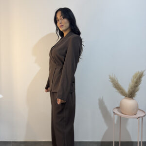 SERENA - Tailleur a portafoglio marrone - immagine 5