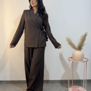 SERENA - Tailleur a portafoglio marrone - immagine 2