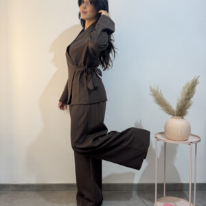 SERENA - Tailleur a portafoglio marrone - immagine 6