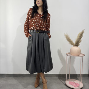 VOGUE - Camicia a pois arancione - immagine 1