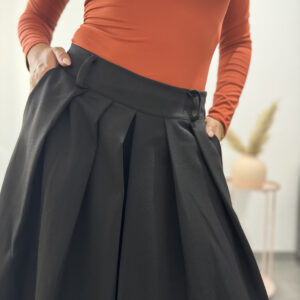 VERTIGO - Pantagonna a pieghe grigio - immagine 6