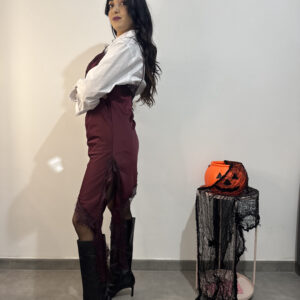 SABRINA - Abito asimmetrico pizzo - immagine 2