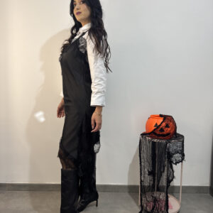 SABRINA - Abito asimmetrico pizzo - immagine 2