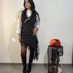 SABRINA - Abito asimmetrico pizzo - immagine 1