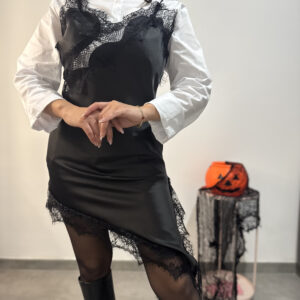 SABRINA - Abito asimmetrico pizzo - immagine 6