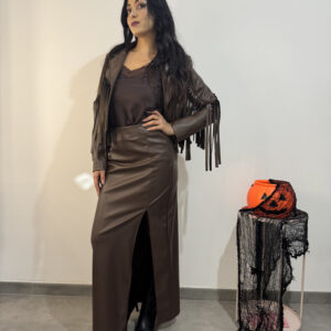 DARK - Gonna in pelle - immagine 4