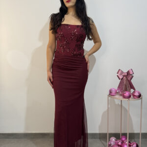 MERRY - Abito sirena lungo - immagine 8