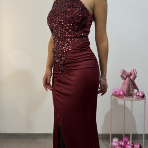 SHARON - Abito da sera rosso - immagine 7