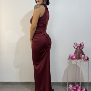 SHARON - Abito da sera rosso - immagine 8